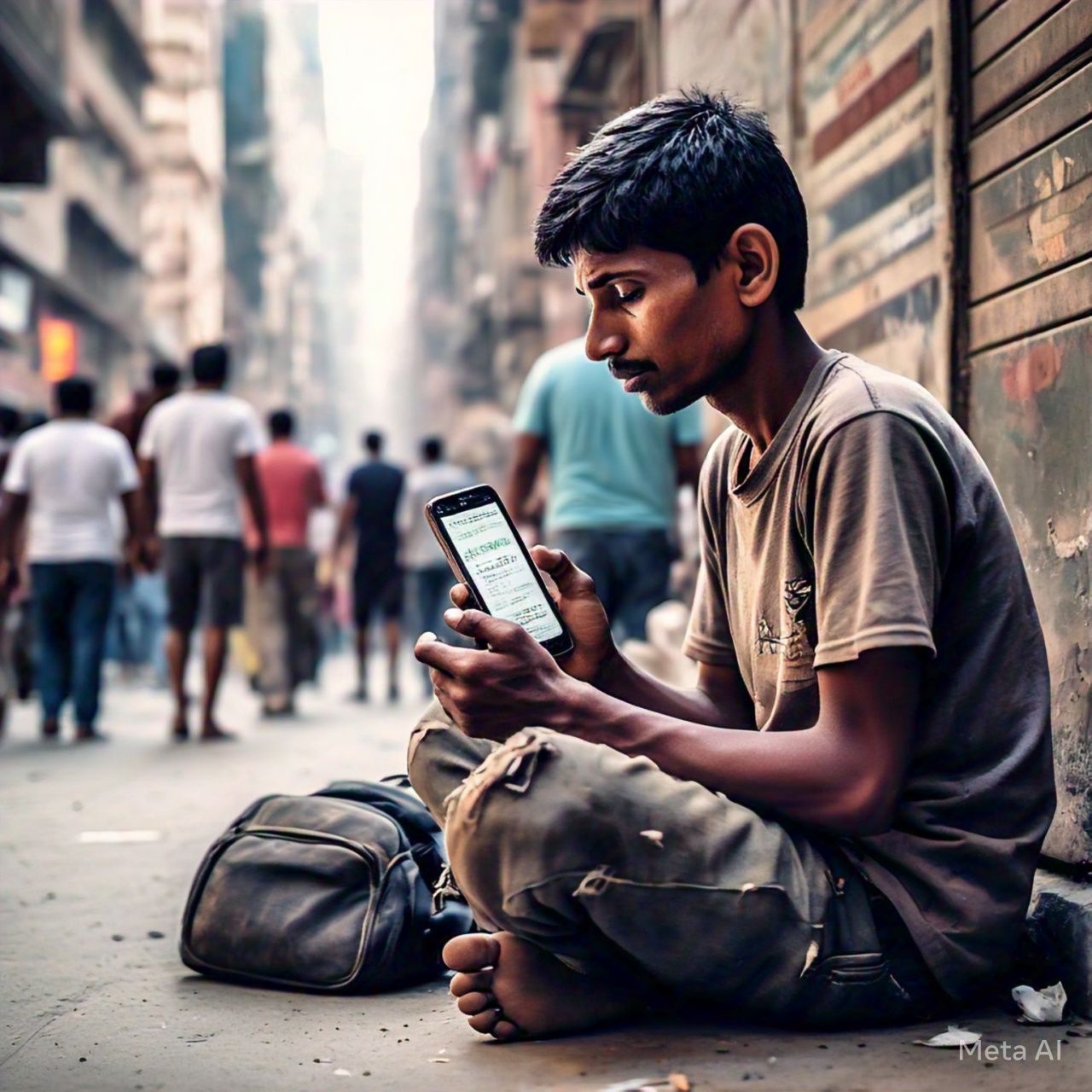 ভিক্ষুকের মোবাইল কেলেঙ্কারি